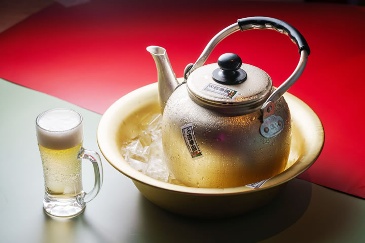 冷えたやかんとビール